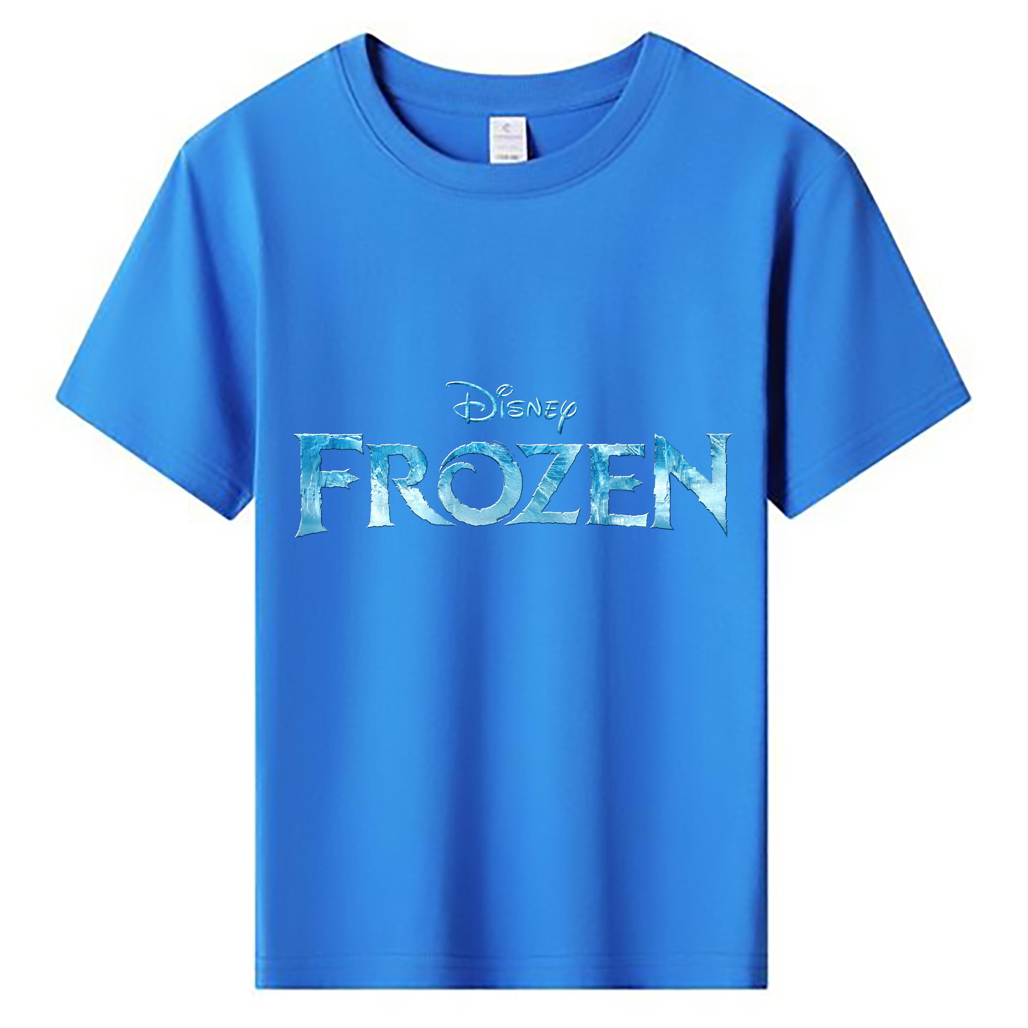 （画像用） アナと雪の女王 アンナ エルサ Frozen Anna Elsa 綿100％キッズTシャツ（フロントプリント）